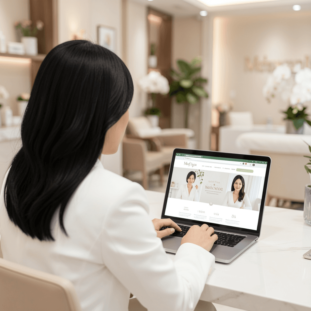 medspa website design & local seo